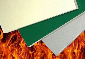 DERACP representative fire resistant aluminum composite panels